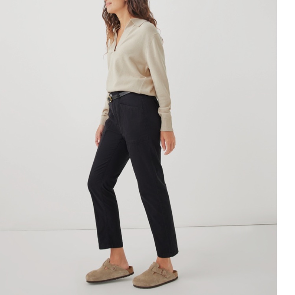 Boulevard Brushed Twill Straight Leg Pant